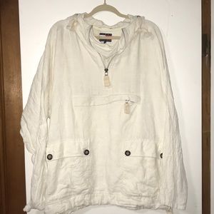 Tommy Hilfiger linen long sleeve hoodie